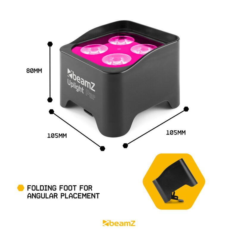 BeamZ BBP90 Wireless Battery Powered Uplighter