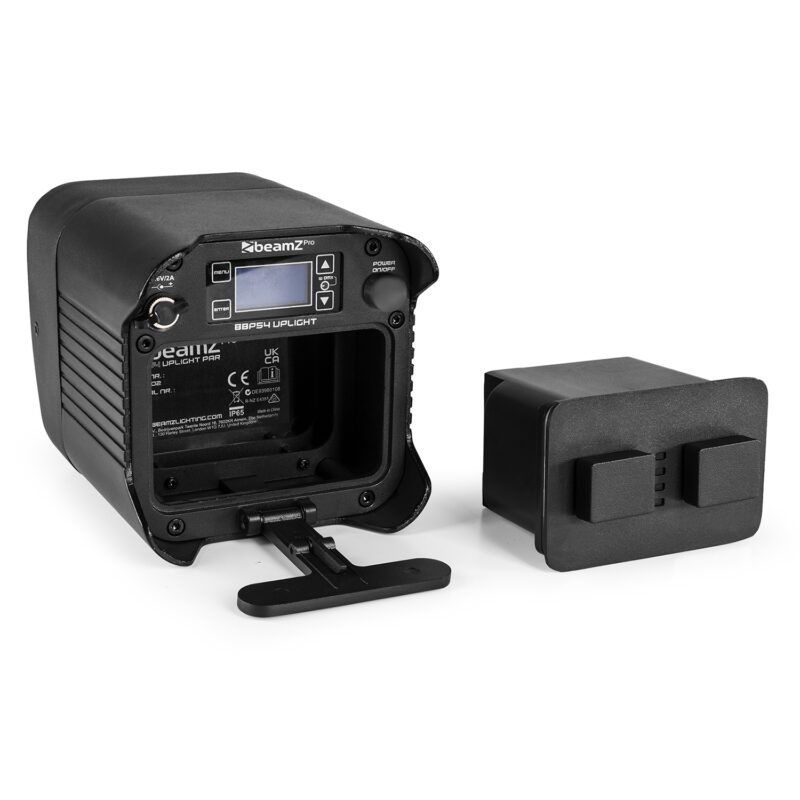 BeamZ BBP54 Battery Powered Weatherproof Wireless Uplighter – 4x 12W