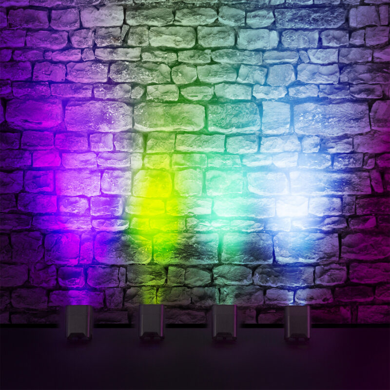 BeamZ BBP54 Battery Powered Weatherproof Wireless Uplighter – 4x 12W