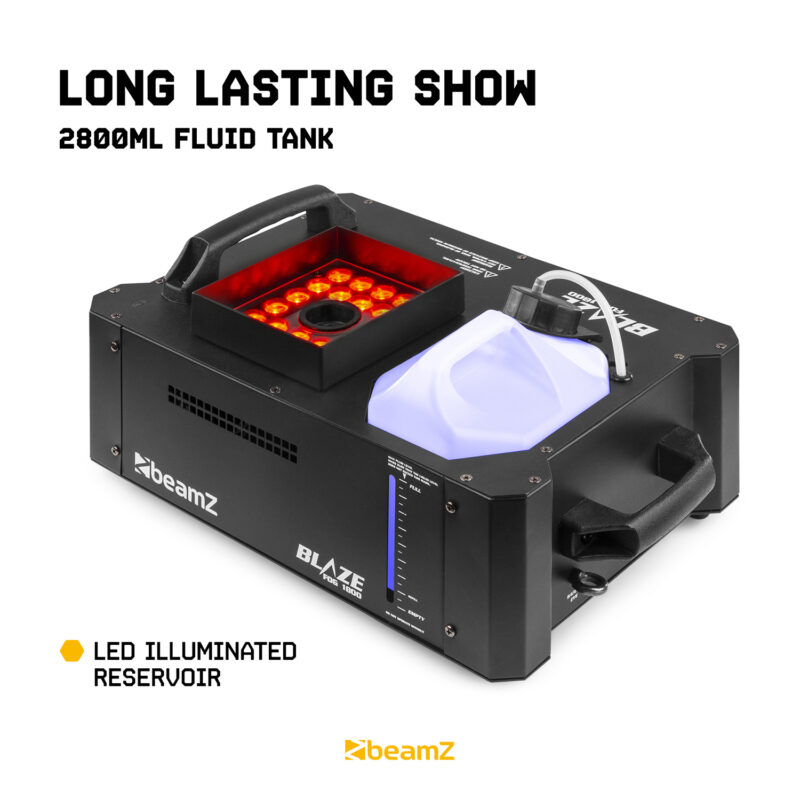 BeamZ BLAZE1800 Vertical Smoke Machine 24x4W 4in1 LED
