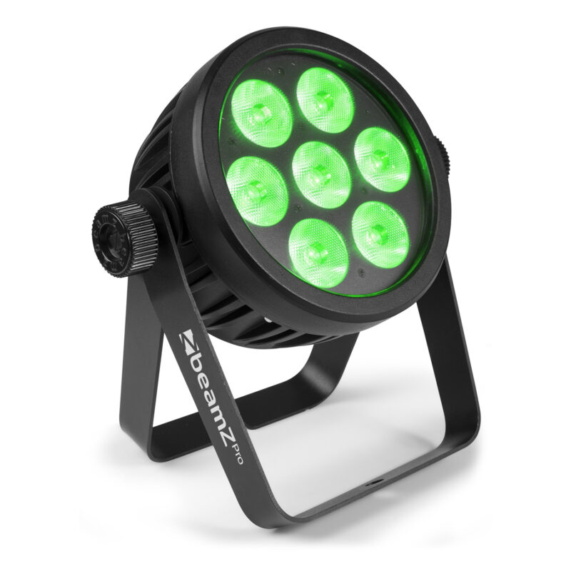 BeamZ Pro BAC503 Aluminum LED Par Can Light – 7x 10W