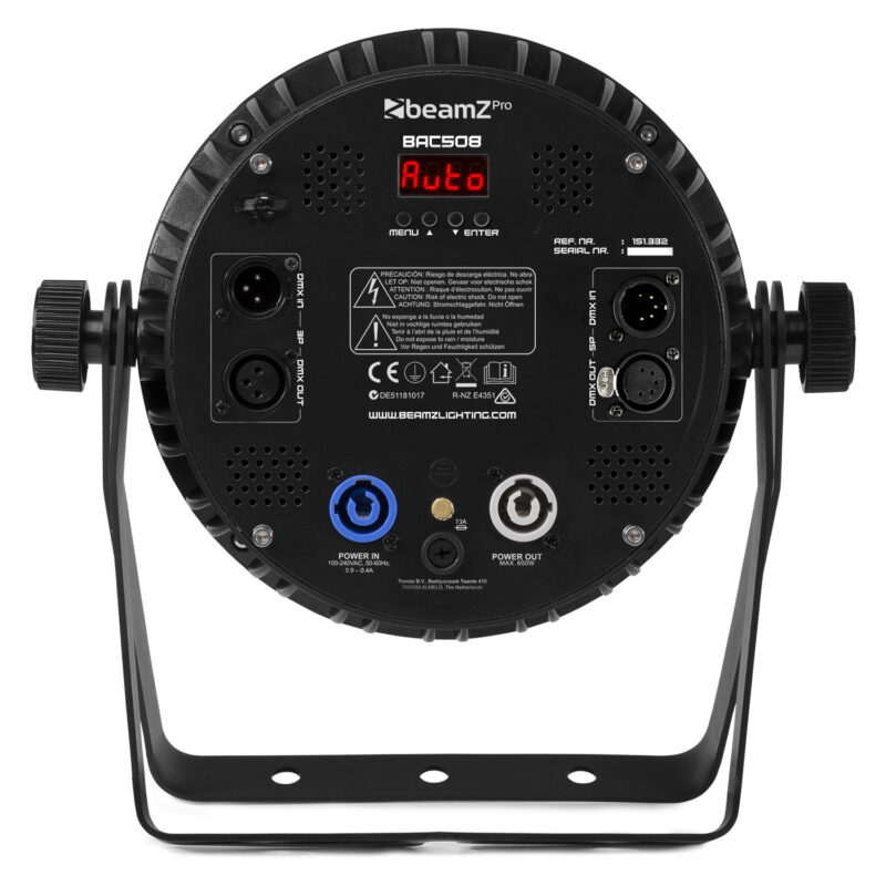 BeamZ Pro BAC509 Aluminum LED Par Can Light – 12x 10W