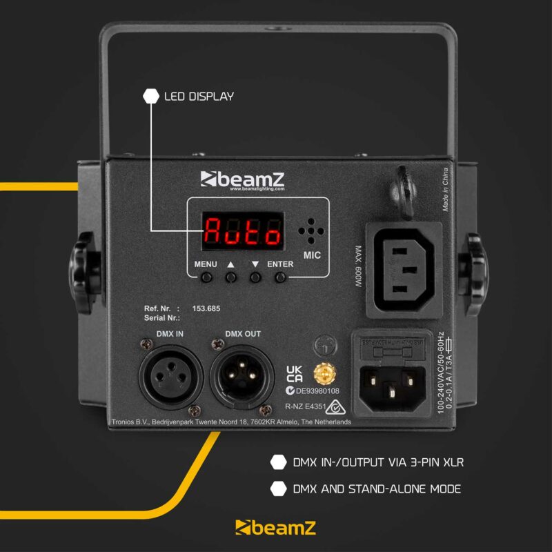 BeamZ LED Derby & Strobe Light Effect