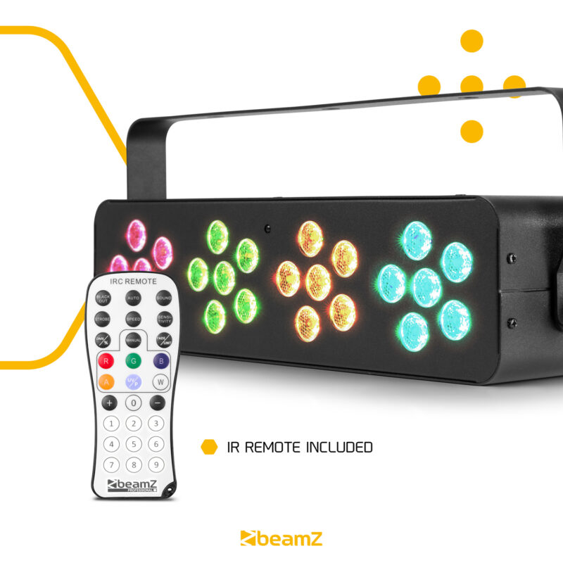 BeamZ DJ Bank 244 LED Light Effect with Remote Control