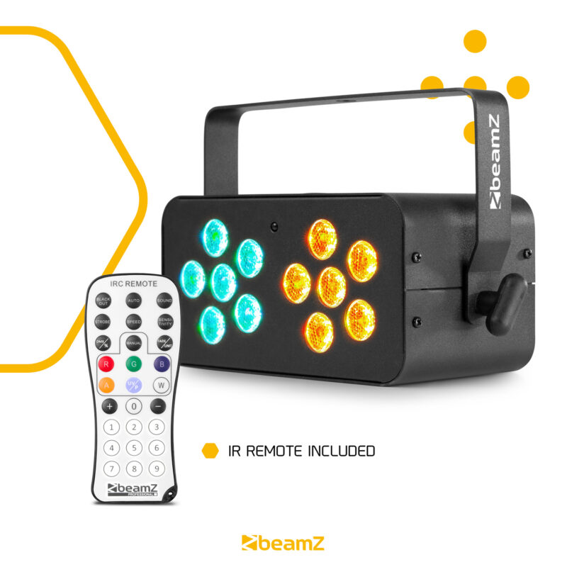 BeamZ DJ Bank 124 LED Light Effect with Remote Control