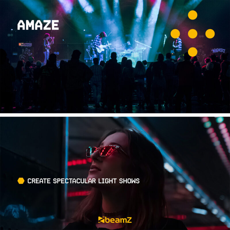 BeamZ LCB183 LED Wall Washer Uplight Bar – 18x 3W