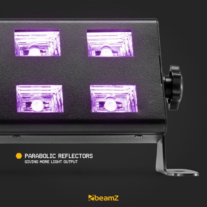 BeamZ BUV263 UV Blacklight Bar – 12x 3W LEDs