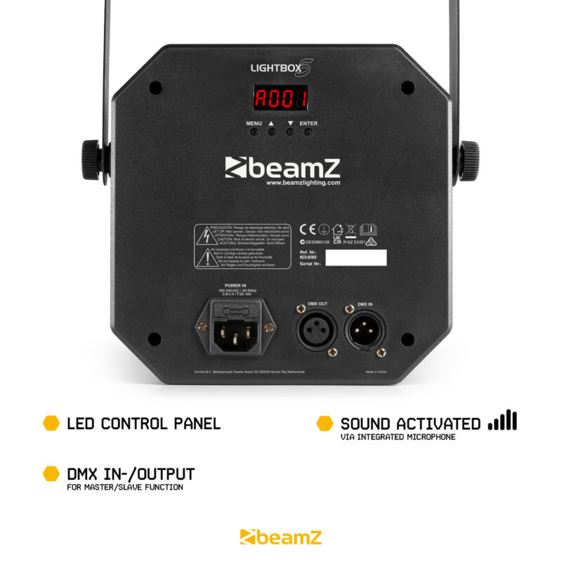 BeamZ LightBox5 5-in-1 Effect Light with Laser, Jellyball, Strobe & UV