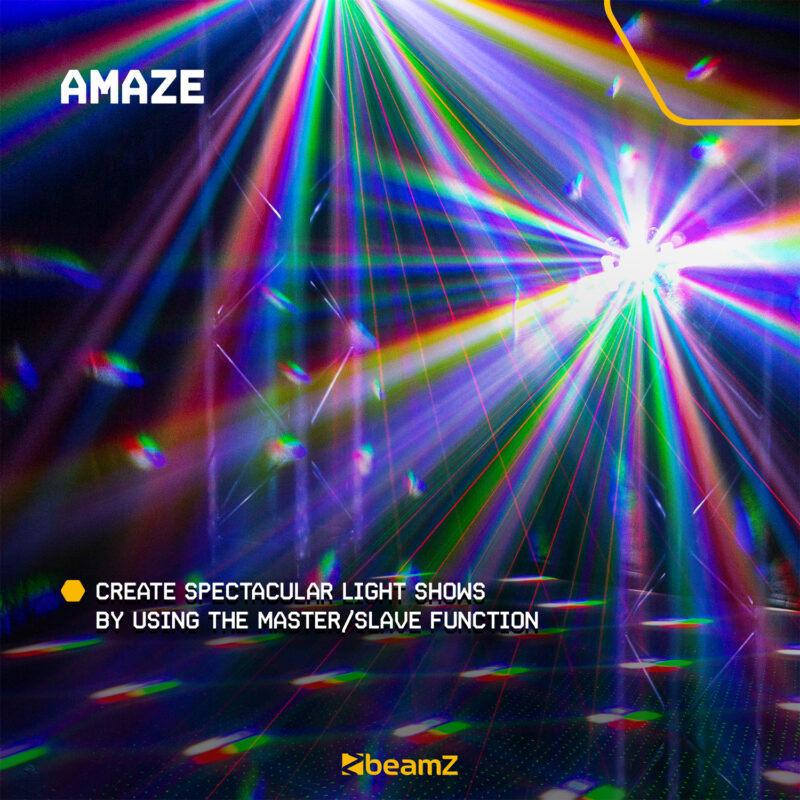 BeamZ LightBox5 5-in-1 Effect Light with Laser, Jellyball, Strobe & UV