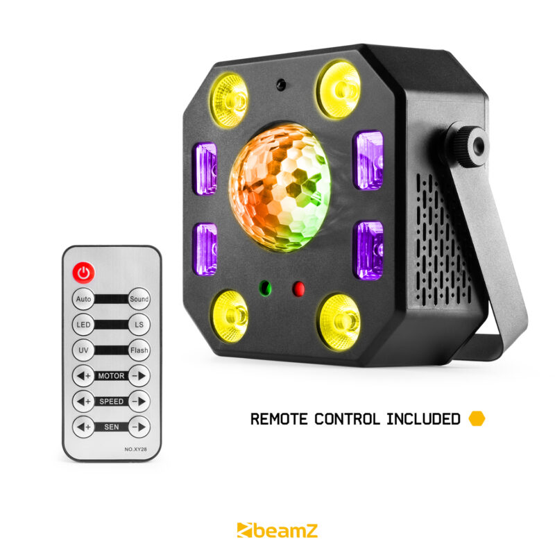 BeamZ LightBox5 5-in-1 Effect Light with Laser, Jellyball, Strobe & UV