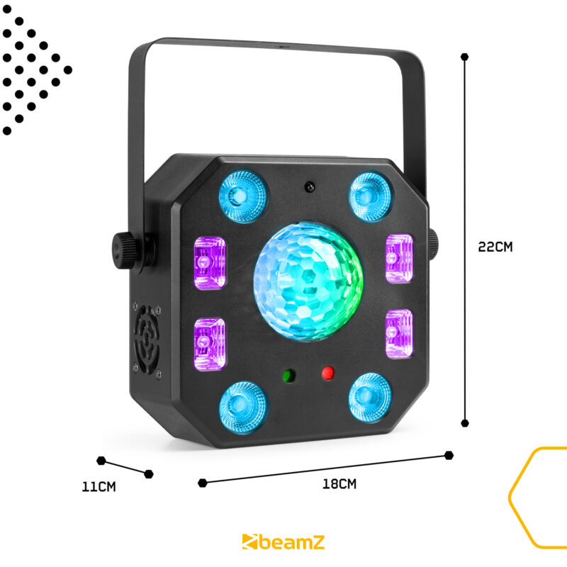 BeamZ LightBox5 5-in-1 Effect Light with Laser, Jellyball, Strobe & UV