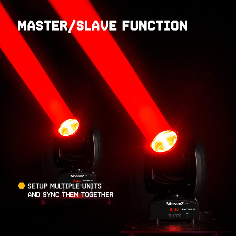 BeamZ Panther 85 Moving Head Beam Light – 80W