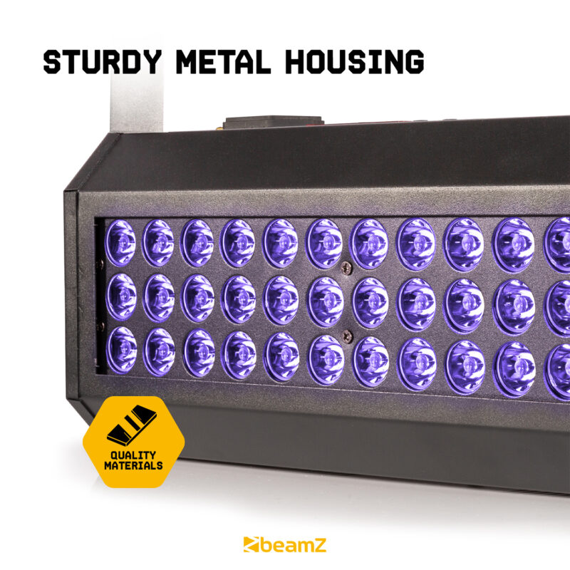 BeamZ Flood36UV LED UV Blacklight Panel with 36x 3W LEDs