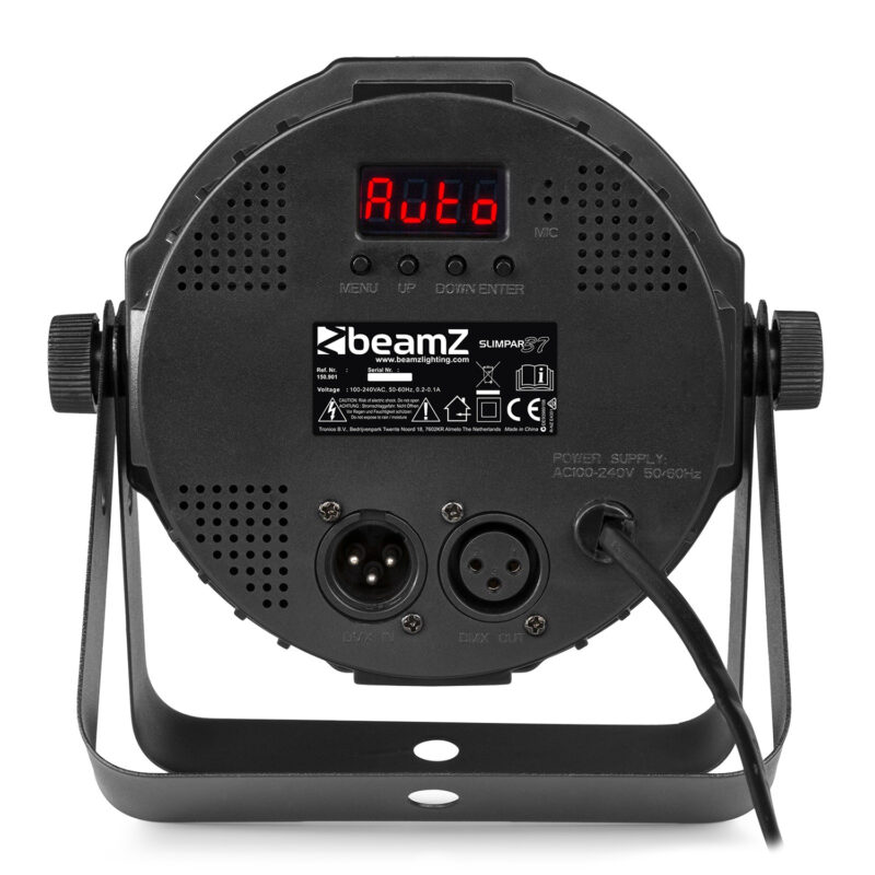 BeamZ SlimPar37 LED Par Can Light – 12x4W RGBW