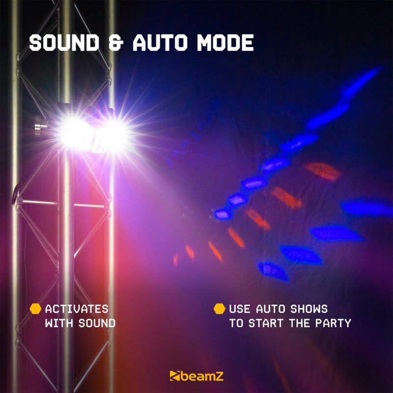 BeamZ StrobeDerby 2-in-1 LED Light Effect