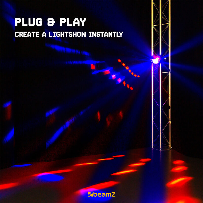 BeamZ StrobeDerby 2-in-1 LED Light Effect