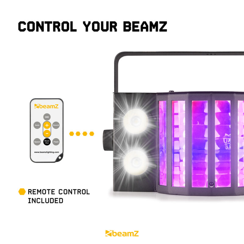 BeamZ StrobeDerby 2-in-1 LED Light Effect