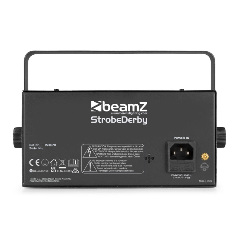 BeamZ StrobeDerby 2-in-1 LED Light Effect