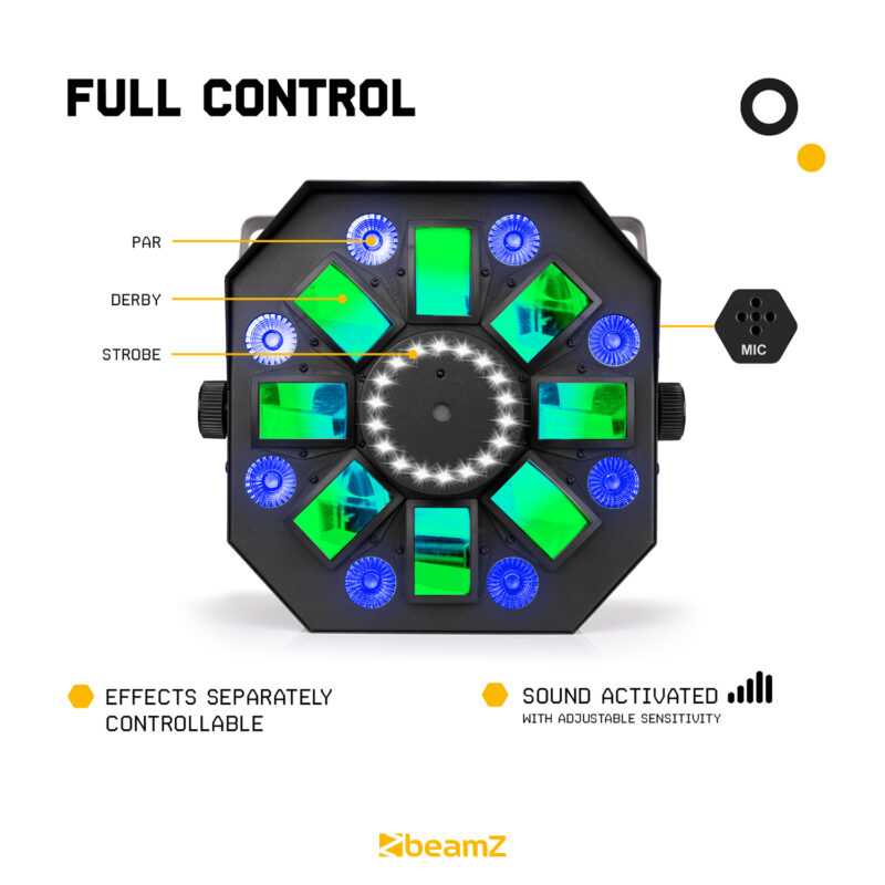 BeamZ MultiBox 4-in-1 LED Multi Light Effect