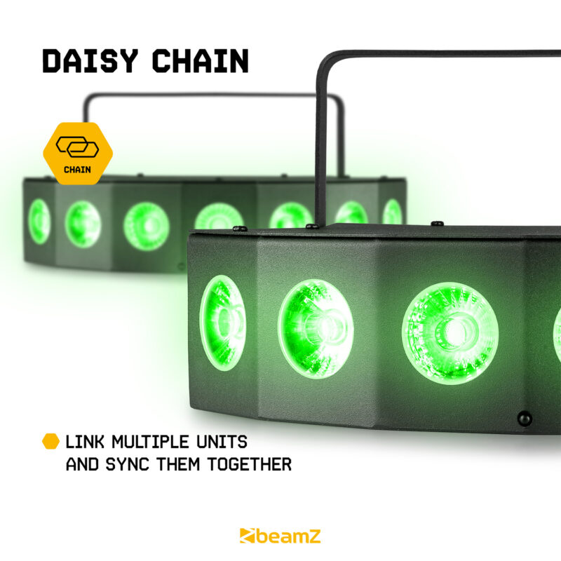 BeamZ Fingers7 LED Light Effect – 7x 8W