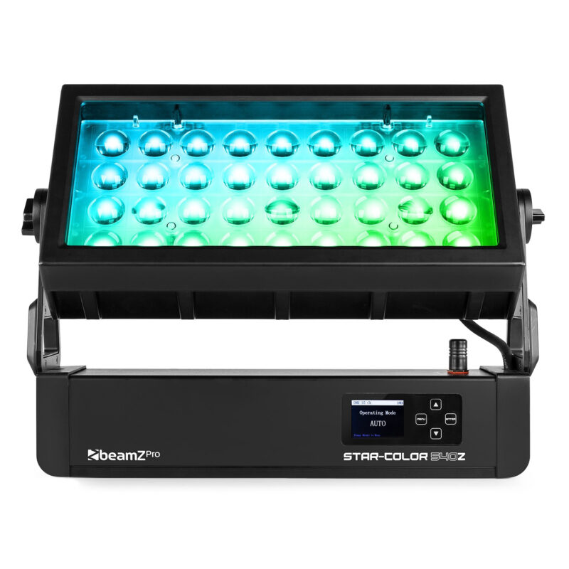 BeamZ Pro Star Color 540Z Architectural Wash Light with Zoom – 36x15W
