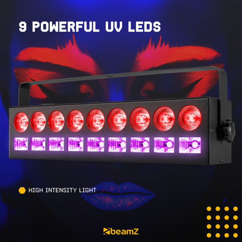 BeamZ LCB99 2-in-1 LED Light Effect Bar – RGBW & UV