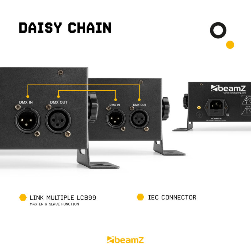 BeamZ LCB99 2-in-1 LED Light Effect Bar – RGBW & UV