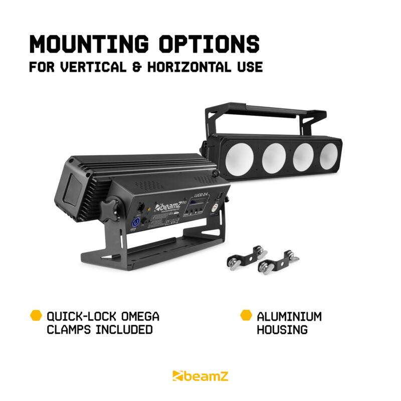 BeamZ Pro LUCID 2.4 LED COB Bar Light – 4x 30W