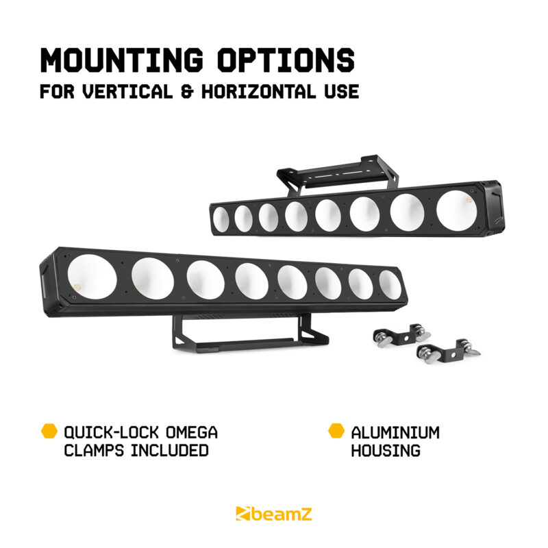 BeamZ Pro LUCID 2.8 LED COB Bar Light – 8x 30W