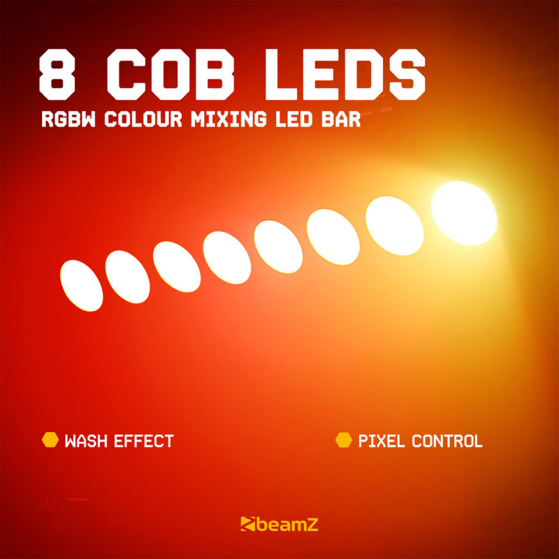 BeamZ Pro LUCID 2.8 LED COB Bar Light – 8x 30W