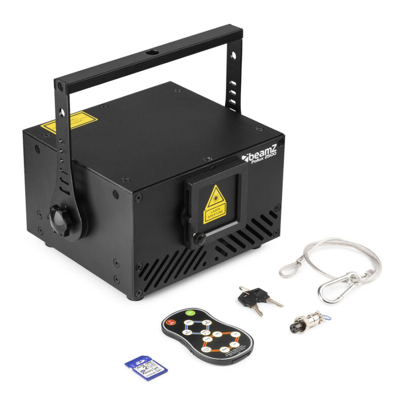 BeamZ Pollux 2500 Professional Analog Stage Laser System – 2.5W