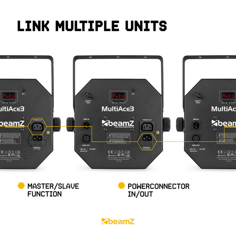 BeamZ MultiAce3 3-in-1 LED Light Effect