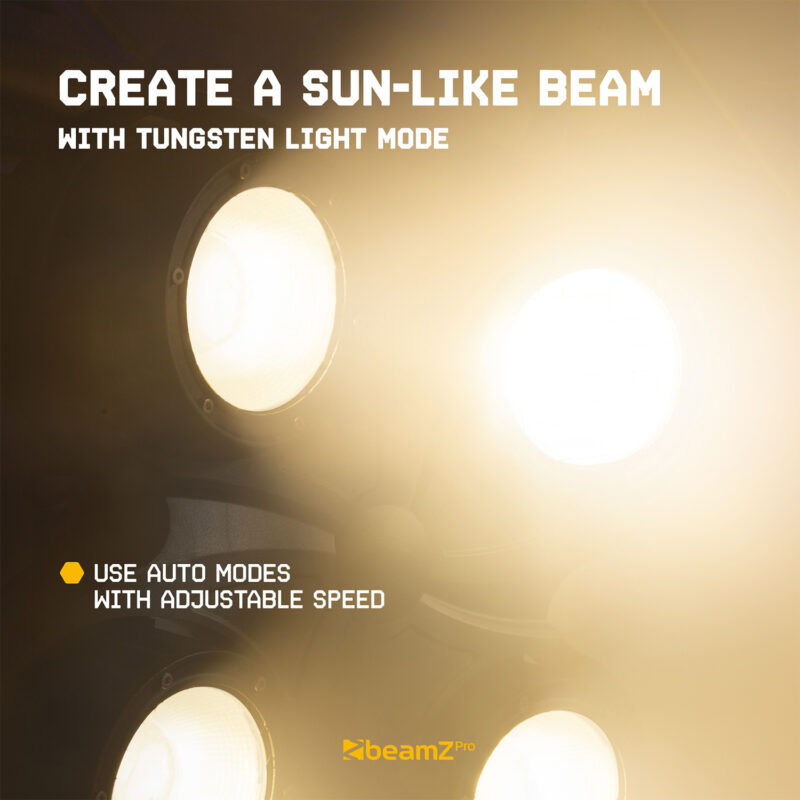 BeamZ SB420IP COB LED Weatherproof Stage Blinder – Warm White