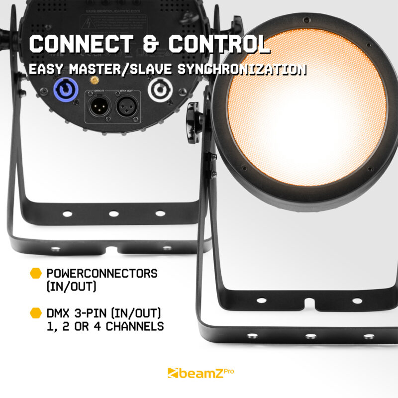 BeamZ Pro COB150WW COB LED Par Can – 150W Warm White