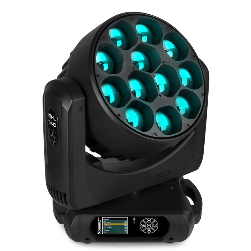 BeamZ Pro MHL1240 Moving Head Wash with Zoom – 12x40W