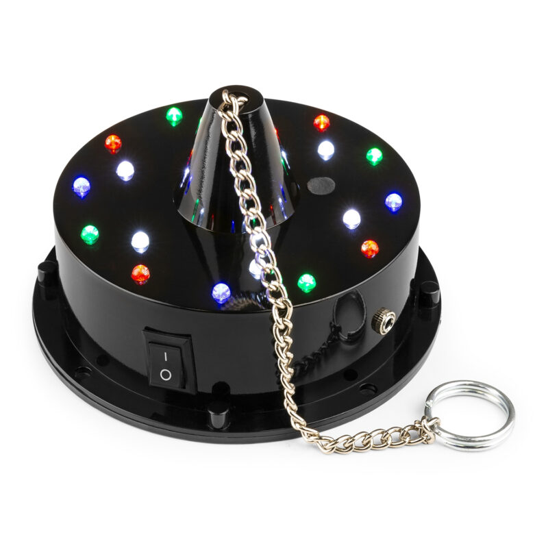 Fuzzix MB20ML Mirror Disco Ball with Battery LED Motor – 20cm
