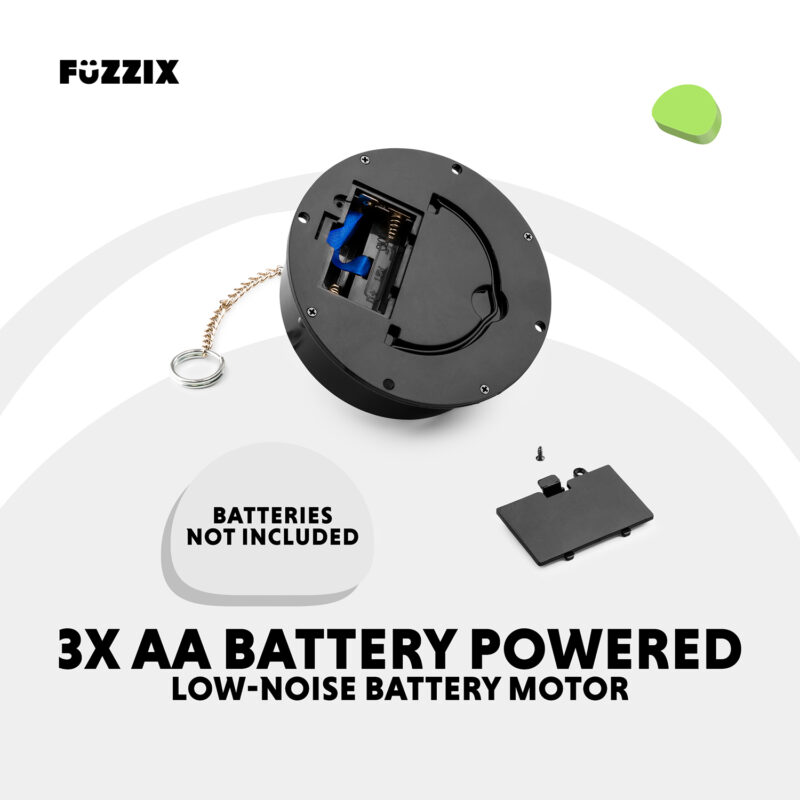 Fuzzix MB30ML Mirror Disco Ball with Battery LED Motor – 30cm