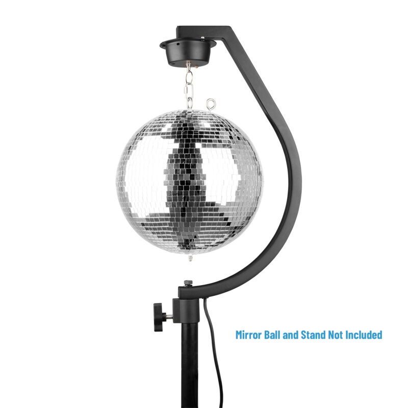Fuzzix MBS30 Mirror Disco Ball Stand with Motor – Max.30cm