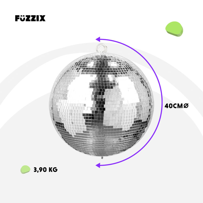 Fuzzix MB40 Mirror Disco Ball – 40cm