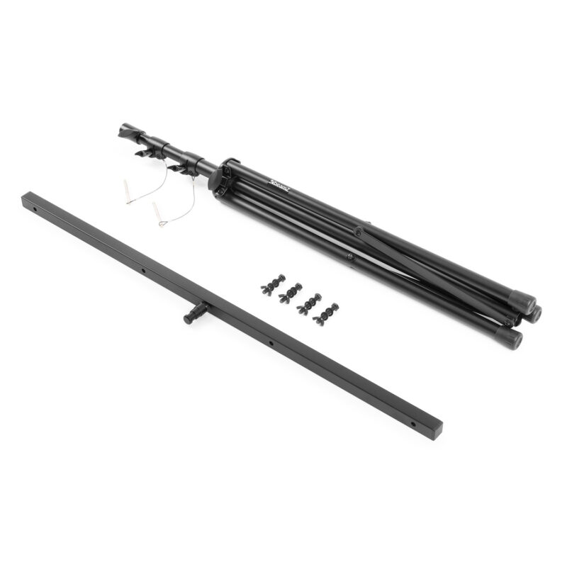 BeamZ Lightweight T-Bar Lighting Stand – 2.75m Max Height