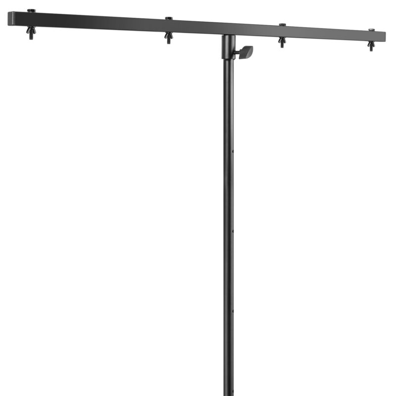 BeamZ Lightweight T-Bar Lighting Stand – 2.75m Max Height