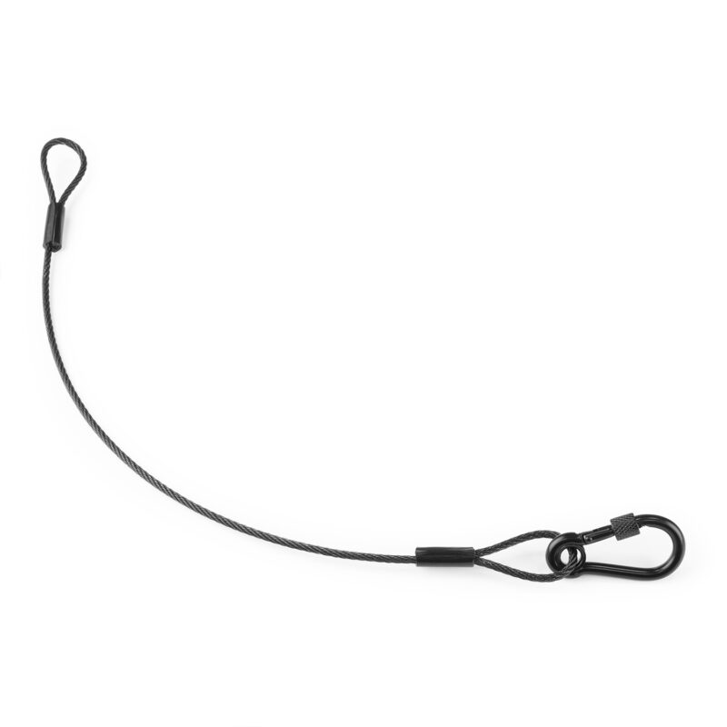 BeamZ SAF35 Lighting Safety Cable 35cm x 3mm 30kg Black