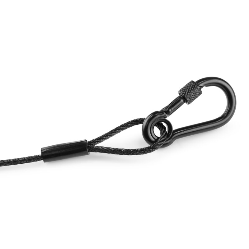 BeamZ SAF75 Lighting Safety Cable 75cm x 3mm 30kg Black