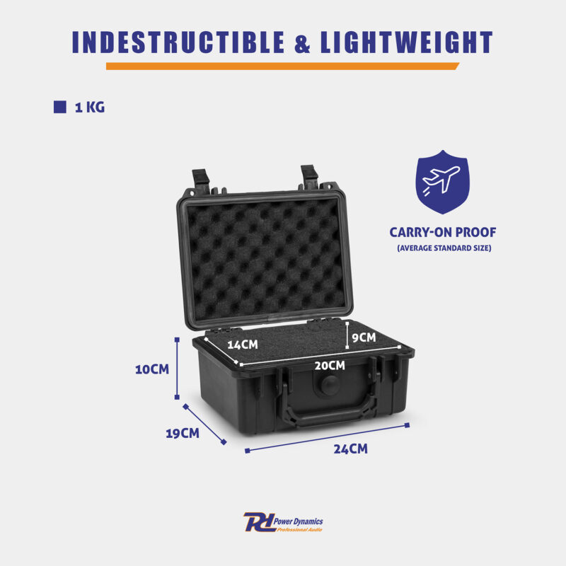 PD GIGCase2 Universal Pick Foam Hard Case – 240 x 198 x 109mm