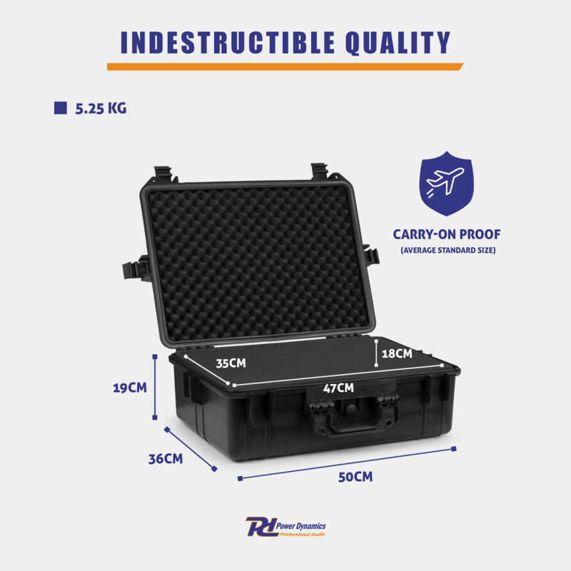 PD GIGCase26 Universal Pick Foam Hard Case – 500 x 350 x 190mm