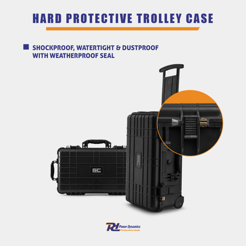 PD GIGCase30T Universal Pick Foam Hard Case Trolley – 560 x 350 x 230mm