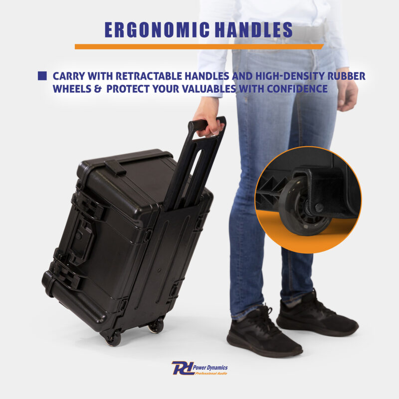 PD GIGCase34T Universal Pick Foam Hard Case Trolly – 615 x 435 x 325mm