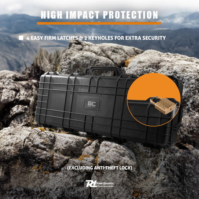 PD GIGCase38T Universal Pick Foam Hard Case Trolley – 1140 x 410 x 155mm