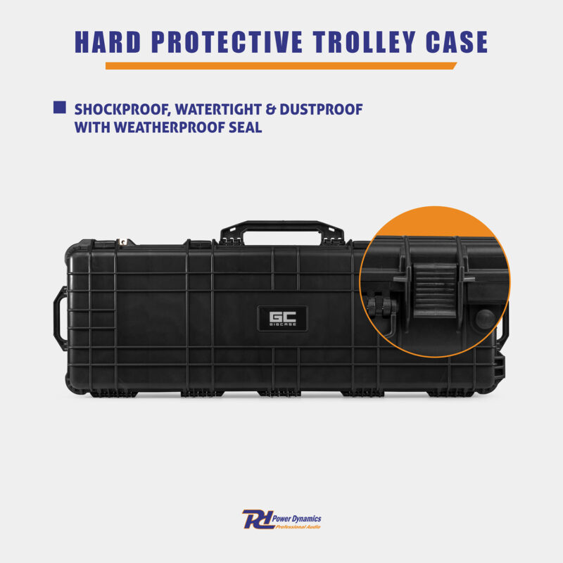 PD GIGCase38T Universal Pick Foam Hard Case Trolley – 1140 x 410 x 155mm