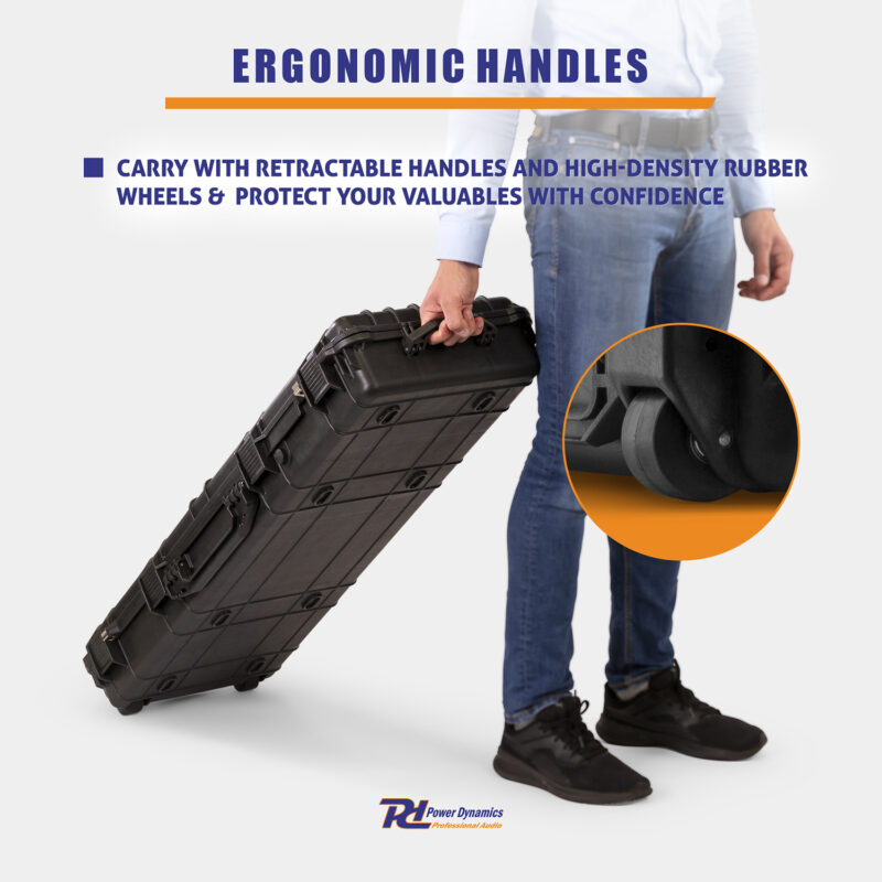 PD GIGCase38T Universal Pick Foam Hard Case Trolley – 1140 x 410 x 155mm